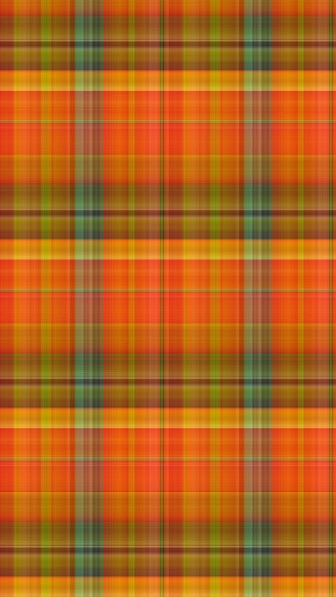 Orange Plaid Fall Wallpaper, Fall Plaid Wallpaper Iphone, Fall Plaid Background, Orange Checkered Wallpaper, Brown Plaid Background Aesthetic, Orange Checkered Background, Fall Stripes, Plaid Wallpaper, Graffiti Wallpaper Iphone