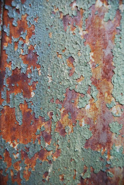 rust and peeling paint Texture Inspiration, Peeling Paint, Action Painting, Rusted Metal, Paint Effects, Rusty Metal, Metal Surface, Beautiful Textures, Surface Textures