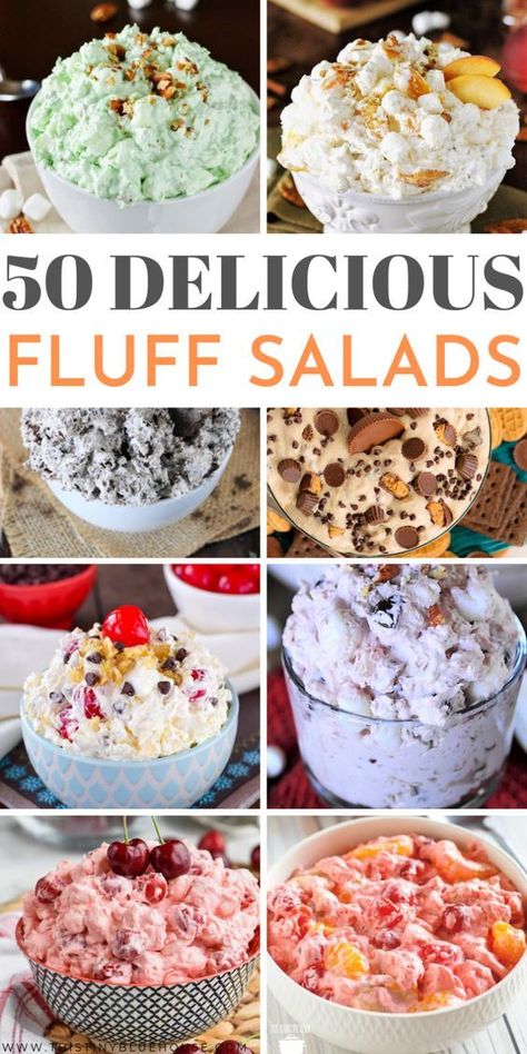 Fluff Dessert Recipes, Dessert Fluff, Fluff Salads, Scottish Desserts, Fluff Salad Recipes, Tiramisu Dessert, Fluff Recipe, Fluff Desserts, Jello Desserts