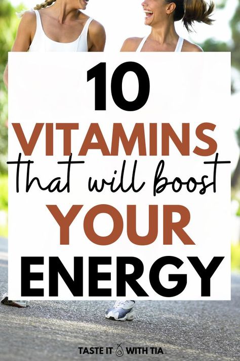 Are you a woman who suffers with low energy? You must try these vitamins for energy for a woman. These natural remedies are great options and will lead to a healthy lifestyle. #vitamins #energy #womenshealth How To Boost Energy, Dietitian Tips, Energy Remedies, How To Boost Your Immune System, Brain Health Supplements, Constant Headaches, Gut Health Diet, Vitamins For Energy, Energy Booster