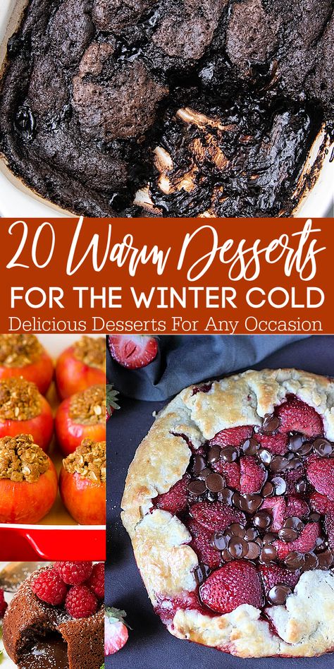 Pie, Winter Time Desserts, Cozy Christmas Desserts, Fall And Winter Desserts, Desserts For Cold Weather, Hot Desserts Winter, January Dessert Recipes, Hot Desserts Easy, Winter Flavors Desserts