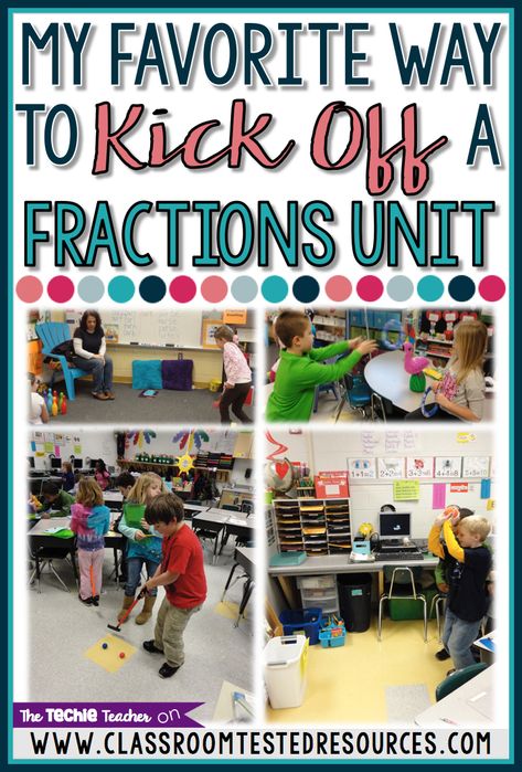 Fraction Lessons, 3rd Grade Fractions, Techie Teacher, Kinesthetic Learning, Fraction Games, Unit Fractions, Basketball Tricks, Teaching Fractions, Number Lines