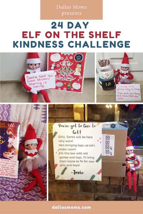 Act Of Kindness Elf On The Shelf, Kindness Elf Ideas For Kids, Elf On Shelf Kindness Ideas, Acts Of Kindness Elf On Shelf, Elf On The Shelf Random Acts Of Kindness, Elf On The Shelf Ideas Being Kind, Elf Acts Of Kindness For Kids, Diy Kindness Elves, 24 Days Elf On The Shelf