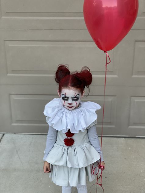 Creepy Halloween costume Quick Scary Halloween Costumes, Scary Clown Kids Costume, Kids Scary Clown Costume, Scary Doll Costume For Kids, Creepy Doll Costume For Kids, Creepy Halloween Costumes For Kids, Scary Baby Costume, Scary Costumes For Kids, Annabelle Halloween Costume