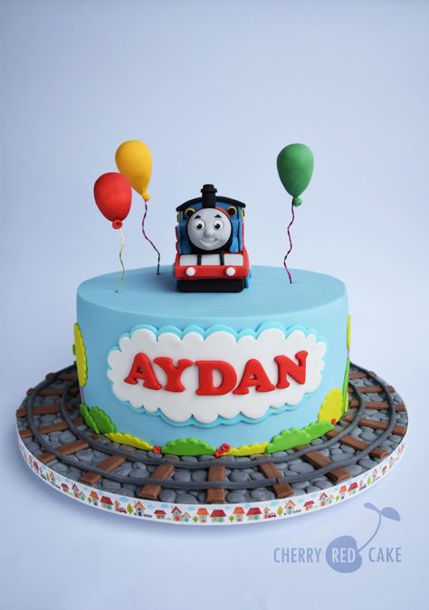 Train Birthday Cakes, Thomas Train Birthday Cake, Thomas The Train Birthday Cake, Thomas And Friends Cake, Cake Train, Thomas Birthday Cakes, Thomas The Tank Engine Cake, Thomas Cake, Thomas Train Birthday