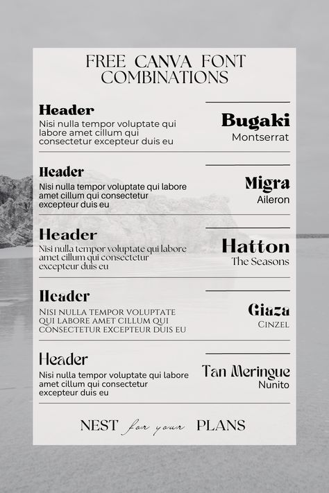 10 Best Free Fonts for Canva and How to Pair Them Perfectly Free Fonts Canva Combination, Canva Fonts Combinations Free, Newspaper Fonts Canva, Fonts For Presentation, Canva Free Fonts Combinations, Canva Font Combinations Free, Canva Presentation Ideas Aesthetic, Free Canva Font Pairings, Canva Free Fonts