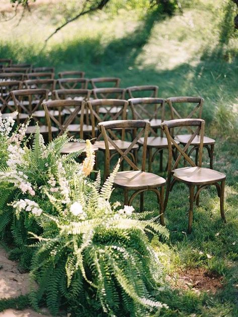 To make it a walk to remember, here are a few of the sweetest ways to style your wedding aisle. Potted Ferns, Aisle Markers, Floral Chair, Ethereal Wedding, Mason Jar Wedding, Ceremony Decor, Aisle Decor, Wedding Aisle, Wedding Ceremony Decorations