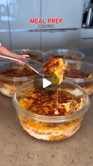 Low Calorie Lasagne Recipes, Lean Minced Beef Recipe, High Protein Lasagna Bowl, Meal Prep Ideas With Ground Beef, Cottage Cheese Lasagna Bowl, Macro Friendly Lasagna, High Protein Low Calorie Meals Meal Prep, Meal Prep Lasagna, Low Calorie High Protein Meals Dinners