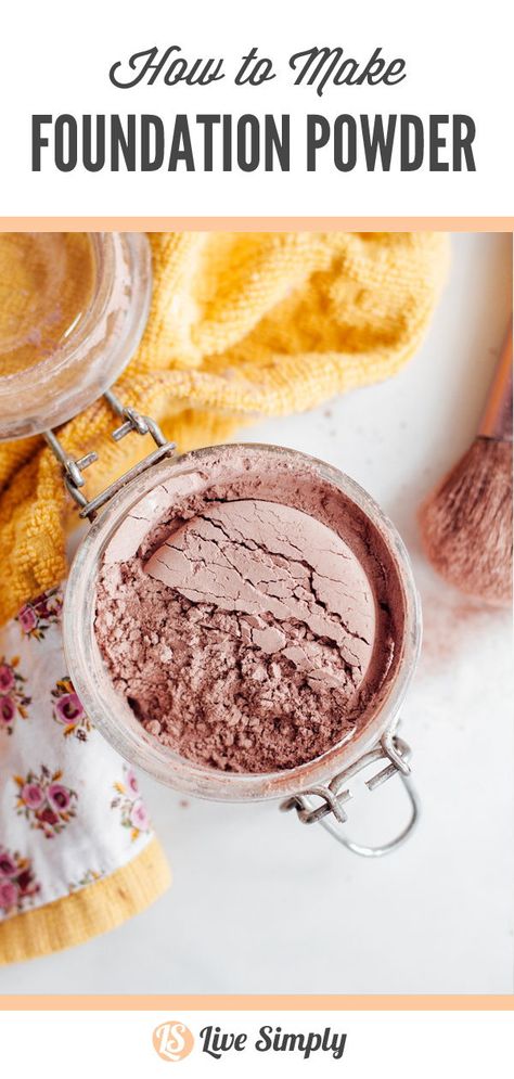 Diy Face Powder, How To Make Foundation, Homemade Foundation, Bath Goals, Diy Foundation, Diy Makeup Recipe, Plant Herbs, Cozy Diy, Homemade Body Care