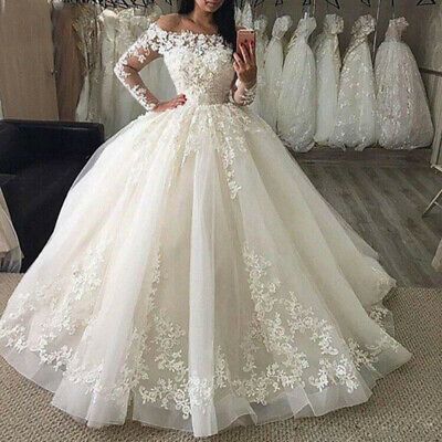 Off Shoulder Wedding Dress Lace, Elegant Long Sleeve Wedding Dresses, Off White Wedding Dresses, Plus Size Bridal Dresses, Wedding Dresses Lace Ballgown, Lace Applique Wedding Dress, Off Shoulder Wedding Dress, White Lace Wedding Dress, Sparkle Wedding Dress