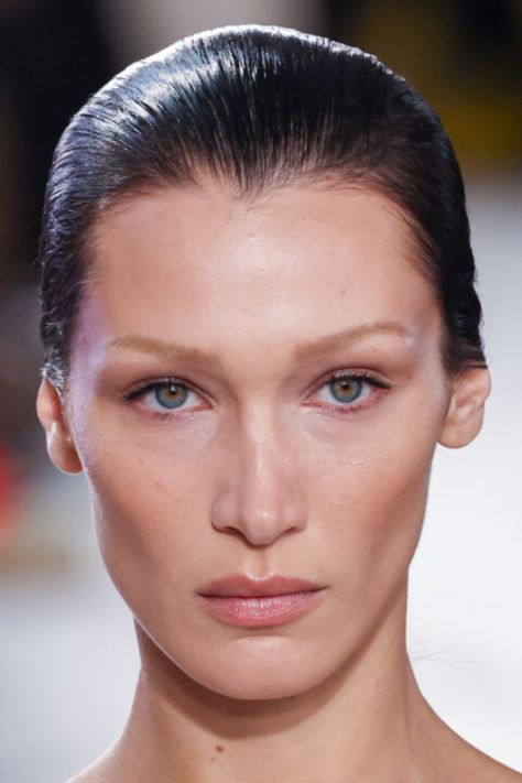 Celebrities With No Makeup, Model Casting Makeup, Bella Hadid No Makeup, Model No Makeup, Woman No Makeup, Model Face Woman, Model Face Reference, Bella Hadid Face, Face No Makeup