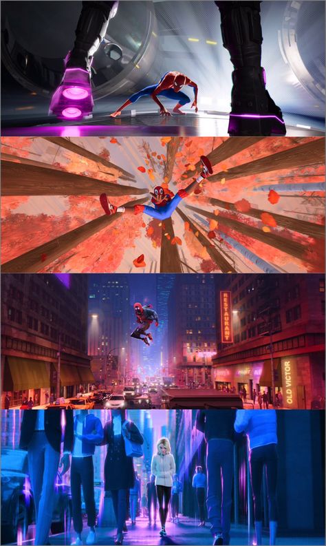 Into The Spiderverse Screenshots, Into The Spiderverse Stills, Spiderverse Stills, Across The Spiderverse Screencaps, Spiderverse Screenshots, Spiderverse Scenes, Spiderverse Screencaps, Movie Screenshots, Spiderman Spider