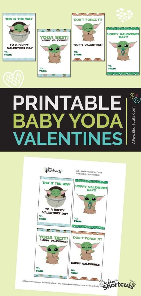 Harry Potter Valentines Cards, Pokemon Valentine Cards, Cheesy Valentines Cards, Yoda Valentine, Starwars Valentines Cards, Friend Valentine Card, Starwars Mandalorian, Stampin Up Valentine Cards, Valentine Card Box