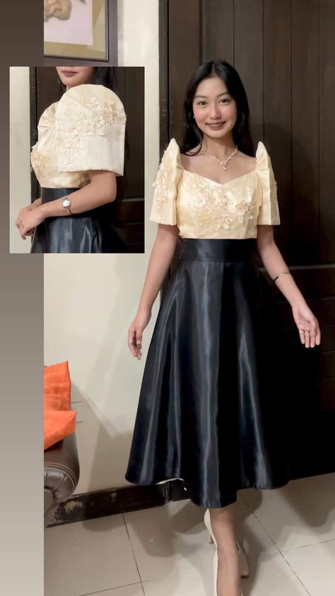 Pink Filipiniana, Filipiniana Skirt, Black Filipiniana, Modern Filipiniana Dress, Filipiniana Wedding, Filipiniana Dress, Filipino Art, Mother Of The Bride Dresses Long, National Clothes