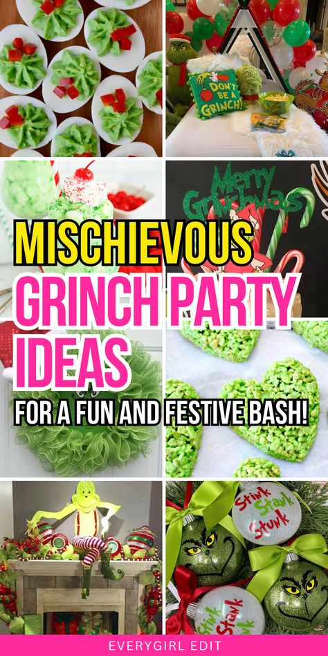 grinch party ideas, grinch party ideas 2024, christmas grinch party ideas, best grinch party ideas, grinch christmas party ideas. Grinch Xmas Party Ideas, Grinch Themed Sleepover, Two-ville Grinch Birthday, Grinchmas Party Invitations, Whoville Christmas Dinner, Grinch Party Invitations Free Printable, Adult Grinch Christmas Party, Grinch Class Party, Grinch Themed Christmas Party Games