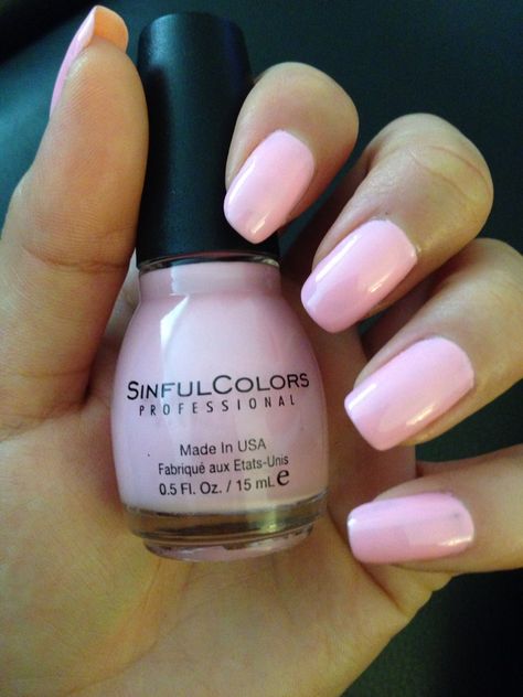 Pink smart by sinful colors Pink Nail Polish Colors, Sinful Colors Nail Polish, Pedicure Designs Toenails, Pedicure Colors, Pink Manicure, Pretty Nail Colors, Sinful Colors, Pink Nail Polish, Unique Nails