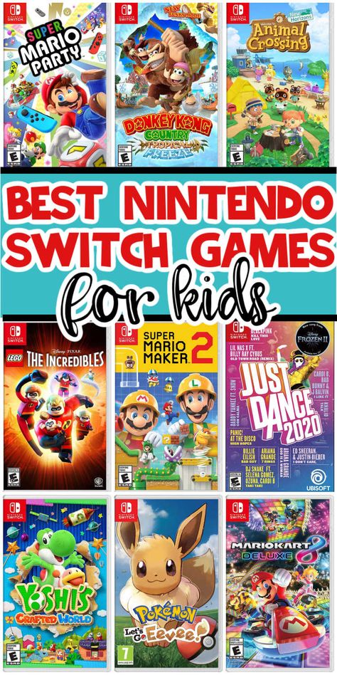 Nintendo Switch Card, Games For Little Kids, Best Nintendo Switch Games, Nintendo Lite, Nintendo Store, Cozy Games, Kid Games, Indoor Games For Kids, Games For Boys