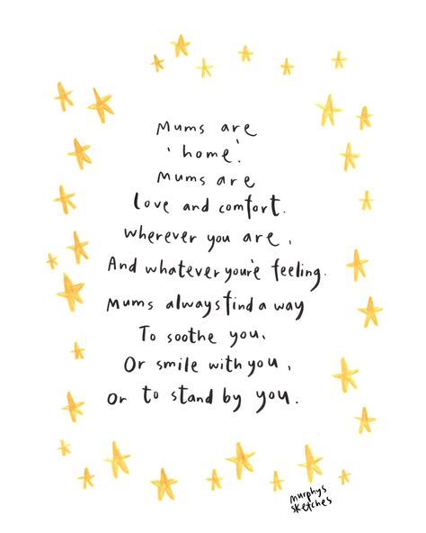 ✨✨✨ We give yourselves a rough ride sometimes don’t we, but a good Mum is just ‘home’, there’s no other way to describe it, they are everything to their family. 💛 So if you’re a Mum reading this, just know you’re loved beyond measure, you’re irreplaceable, and you’re doing a very good job. ✨ (This one is still on my website from Mother’s Day! Search “mum” and it will bring it up) Second Mum Quotes, Quote For Mom From Daughter, Love My Family Quotes Happiness, Mum Guilt Quotes, Best Mom Quotes From Daughter, Being A Mum Quotes, Mum And Daughter Quotes, Mum Motivation, Mother Daughter Quotes Meaningful