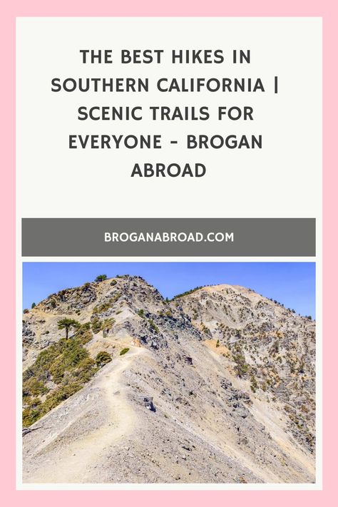 Embark on epic outdoor adventures in Southern California with our guide to the region's best hiking trails. From towering peaks to coastal cliffs, Southern California offers a wealth of opportunities for outdoor enthusiasts to explore. Whether you're seeking solitude in nature or adrenaline-pumping thrills, these trails provide unforgettable experiences amidst stunning natural landscapes. Discover hidden waterfalls, ancient forests, and breathtaking vistas as you journey through the diverse terr Easy Desert, Southern California Hikes, Coastal Cliffs, California Trail, Crystal Cove State Park, California Hikes, Channel Islands National Park, Hiking Adventures, San Ysidro
