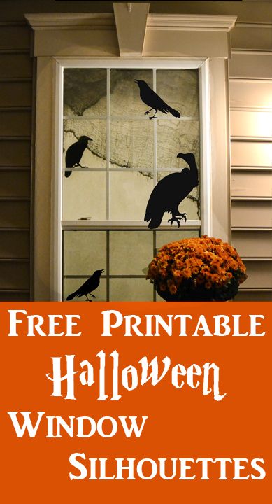 Easy Halloween Window Decorations, Halloween Silhouettes Templates, Halloween Printables Free Templates, Diy Halloween Window Silhouettes, Diy Halloween Window Decorations, Diy Halloween Window, Halloween Windows, Halloween Boards, Halloween Window Display