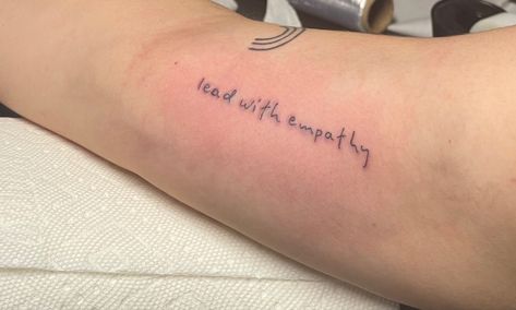 Empathetic Tattoo, Tattoo Ideas For Sensitive People, Do Unto Others Tattoo, Tattoos About Being Sensitive, Enfp Tattoo, Sensitive Person Tattoo, Sensitive Soul Tattoo, Helping Others Tattoo, Highly Sensitive Person Tattoo