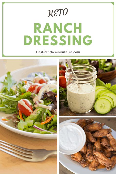 Keto Ranch Dressing Recipe~ Low Carb & Delicious. Ranch dressing is a favorite that is amazingly versatile. Use it on salad, wings, veggie dips, etc. Keto Ranch Dressing Recipe, Keto Ranch Dressing, Veggie Dips, Low Carb Ranch Dressing, Keto Ranch, Avocado Snack, Great Salad Recipes, Ranch Dressing Recipe, Veggie Dip