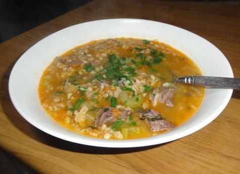 Down to Earth: Vegetable soup with bone marrow Bone Marrow Soup, Marrow Soup, Chile Recipes, Root Vegetable, Food Home, Bone Marrow, Gluten Free Cooking, Down To Earth, Growing Food