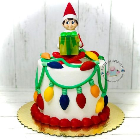 Elf On The Shelf Cake Ideas, Elf On The Shelf Birthday Cake, Elf Cake Ideas, Elf On The Shelf Birthday Party, Buddy The Elf Cake, Elf On The Shelf Cake, Elf On The Shelf Birthday, Elf Cake, Elf 2024