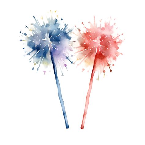 Firework Watercolor, Fireworks Watercolor, Watercolor Fireworks, Patriotic Watercolor, Summer Boardwalk, How To Draw Fireworks, Sparklers Fireworks, New Year's Drawings, Party Sparklers