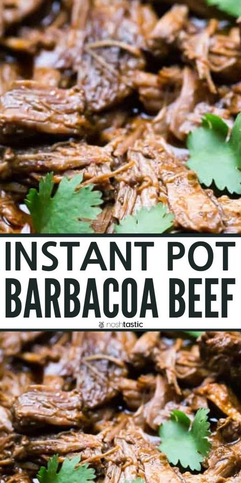 Instant Pot Barbacoa Beef, Instant Pot Barbacoa, Barbacoa Recipe, Healthy Instant Pot, Best Pressure Cooker, Barbacoa Beef, Tender Meat, Tacos Burritos, Beef Recipe