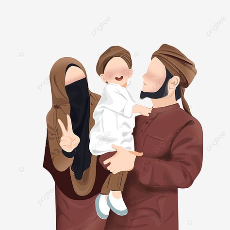 parenting,muslim,family,son,illustration,brown,clothing,muslim family,muslim clothing,heart,love,icon,shading,family cartoon,detailed description of the image,eid fitr,eid fitri,eid al fitr,eid mubark,eid mubarok,eid fitri cartoon Eid Fitr, Fitr Eid, Eid Mubark, Fesyen Islam, Love Icon, Muslim Images, Muslim Couple Photography, Islamic Cartoon, Anime Muslim