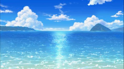 Laptop Wallpaper Ideas, Gacha Background, Gacha Backgrounds, Cute Laptop, Anime Places, Ocean Backgrounds, Water Background, Cute Laptop Wallpaper, Desktop Wallpaper Art