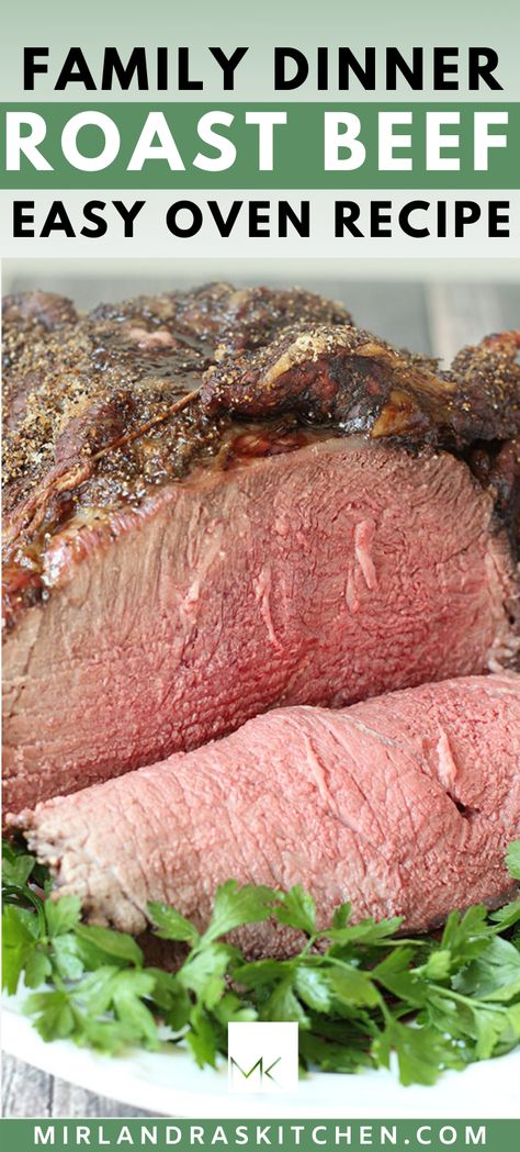 Roast Beef Recipes Oven, Easy Oven Recipes, Beef Rump Roast, Roast Beef Recipe, Best Roast Beef, Roast Beef Dinner, Beef Rump, Recipe Beef, Best Oven