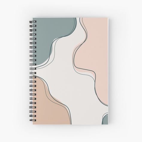 Cute Design For Notebook, Aesthetic Design Notebook, Painted Covers Notebooks, Drawing Of Notebook, How To Design Your Notebook, Simple Design For Notebook, Art For Notebooks, Notebook Ideas Cover Design Diy Aesthetic, How To Design Notebook