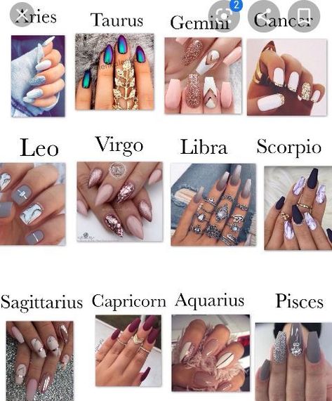 Zodiac Signs Nails, Zodiac Nail Designs, Gemini Birthday, Astrology Aries, Long Acrylic Nail Designs, Pisces And Sagittarius, Zodiac Sign Traits, Aquarius Pisces, Sagittarius Capricorn