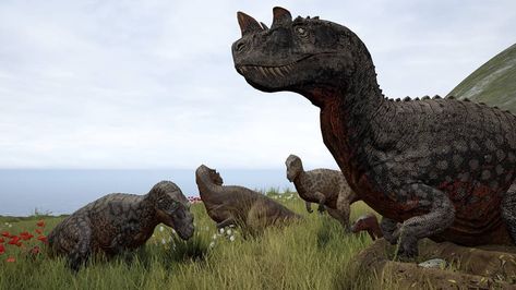 @the_isle_fan_page on Instagram: “Screenshot was taken by @emilysteppart on instagram #theislegame #dinosaur #dinosaurs #game #theisle #ceratosaurus #baby #nest #egg #eggs” The Isle Dinosaurs, Dinosaur Real, Real Dinosaurs, Dinosaur Ideas, Primal Carnage, Prehistoric Fauna, Real Dinosaur, Prehistoric World, Video Game Anime