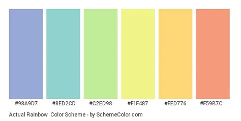 Color scheme palette image Notes Color Scheme, Rainbow Hex Codes, Google Calendar Color Palette, Bright Pastel Color Palette, Google Calendar Color Scheme, Rainbow Color Scheme, Mint Color Palettes, Rainbow Color Palette, Stamp Frame