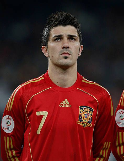 David Villa Spain Pictures and Photos David Villa Barcelona, Messi 2010, Villa Spain, Spain Pictures, Spain National Football Team, Spanish Football, Spain Football, Football Pics, David Villa