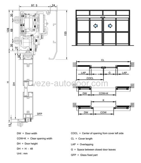 Sliding Door Detail, Automatic Curtains, Arch Structure, Arch Inspiration, Automatic Sliding Doors, Door Plan, Sliding Door Design, Architecture Sketchbook, Door Detail