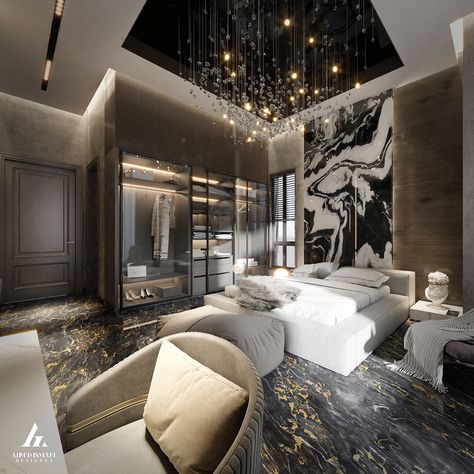 Huge Bedroom Luxury Aesthetic, Big Bedroom Ideas Aesthetic Luxury, Mansion Luxury Bedroom, Modern Bedrooms Luxury, Big Room Ideas Bedrooms Luxury, Huge Luxury Bedroom, Modern Luxury Small Bedroom, Huge Rooms Bedrooms, Big Bedroom Ideas Dream Rooms