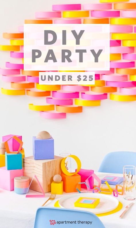 Holiday Party Inspiration, Cheap Party Decorations, Summer Bash, Paper Party Decorations, Studio Diy, Fiesta Birthday, Can Crafts, Party Entertainment, Diy Party Decorations