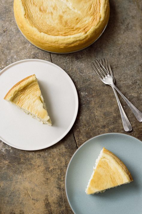 Ricotta-Semolina Cheesecake from Christopher Kimball's Milk Street Street Recipes, Flourless Desserts, Ricotta Cheesecake, Milk Street, Flourless Chocolate Cakes, Flourless Chocolate, Cheese Serving, Italian Desserts, Cheesecake Recipes