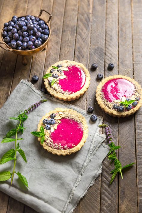 Blueberry Lemon Curd, Lemon Curd Tartlets, Almond Crust, Almond Shortbread, Leftover Dough, Almond Crusted, Tart Shells, Mini Tart, Shortbread Crust