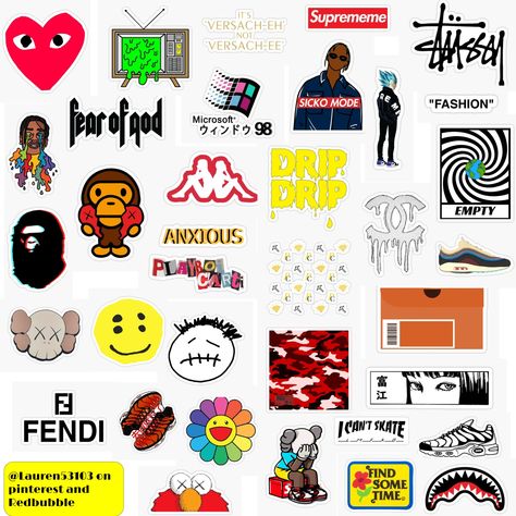 Tumblr, Hippies, Hype Beast Stickers, Streetwear Stickers, Hype Stickers, Hype Beast Art, Street Wear Logo, Macbook Cover Stickers, Beast Logo