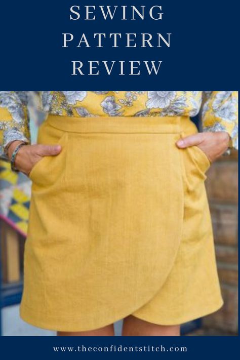 Pattern review with tips and tricks for DIY sewing the Liesl + Co City Stroll Wrap skirt . . . . . . . #DIYFashion #Fabric #ForTheLoveOfSewing #HandmadeCloset #HandmadeClothes #HomeSewn #ILoveSewing #IndiePatterns #IndieSewing #ISewMyOwnClothes #MeMadeEveryDay #ModernSewist #Seamstress #Sew #Sewing #Sewcialist #SewingPatterns #SlowFashion #WearHandmade #PatternReview #Liesl+Co #CityStrollWrapSkirt Wrap Skort Sewing Pattern, Wrap Skirt Pattern Free, Skort Sewing, Skort Sewing Pattern, Mini Skirt Sewing Pattern, Embroidery Jeans Diy, Wrap Skirt Pattern, Skirt Pattern Free, Sew Dress