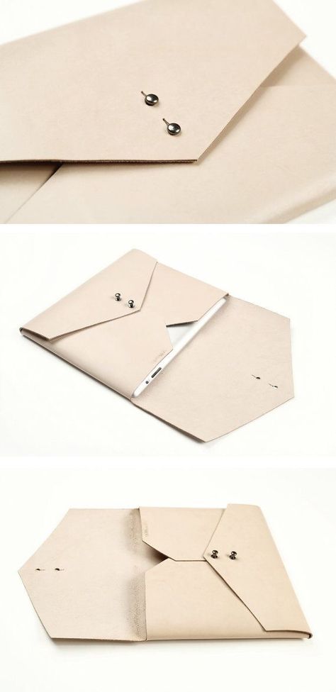 Diy Leather Envelope, Handbag Wallet, Leather Projects, Leather Gifts, Leather Diy, Leather Items, Diy Bag, Small Leather Goods, Leather Design