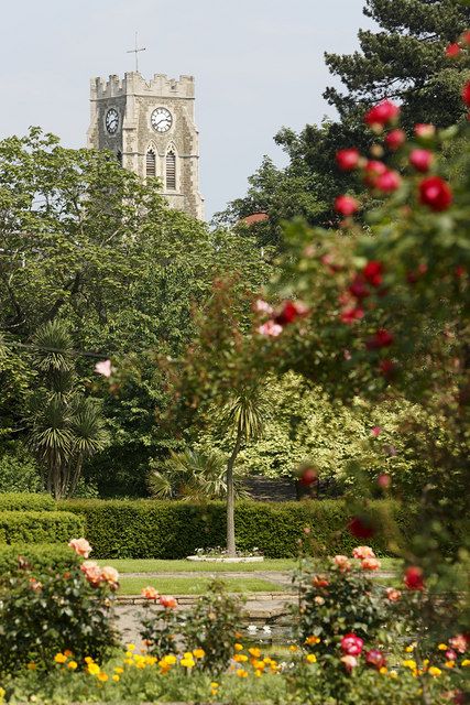 Kingsnorth Gardens, Folkestone, Kent, UK by Alan Duncan, Folkestone Kent, British Coastline, Uk Cities, England Countryside, Travel Vibes, Kent Uk, Beautiful Churches, Kent England, Uk City