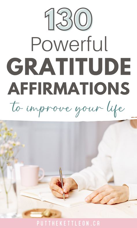 130 Powerful Gratitude Affirmations To Improve Your Life Grateful Affirmations, Grateful Everyday, Mindset Quotes Inspiration, Morning Gratitude, Daily Positivity, Affirmations For Confidence, Spirituality Affirmations, Nourish Your Soul, Morning Thoughts