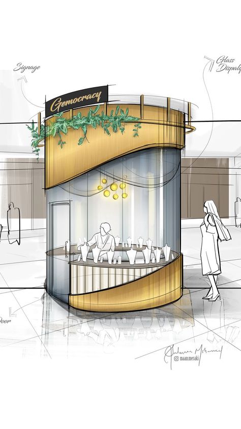 https://www.instagram.com/p/CgwgCIapx8I/ Pop Up Store Concept, Store Concept Design, Concept Design Sketch, Conceptual Model Architecture, Architecture Design Presentation, Architecture Firms, Store Concept, Architecture Drawing Plan, Interior Design Presentation