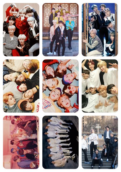 Photocards Bts, Bts Photocards, Bts, Collage